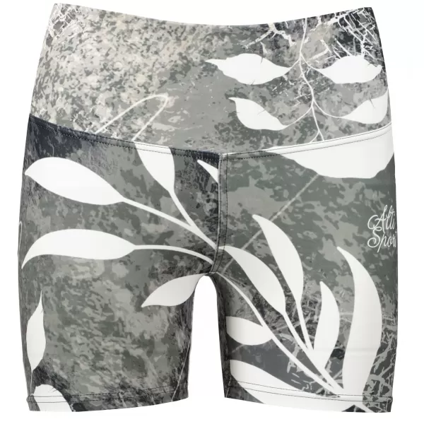  Női rövid prémium leggings ALTISPORT VOJ/ALW020LEG03 FEKETE ÉS FEHÉR 