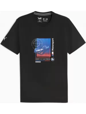 Férfi póló PUMA BMW MMS CAR GRAPHIC TEE 2 624158-01 FEKETE