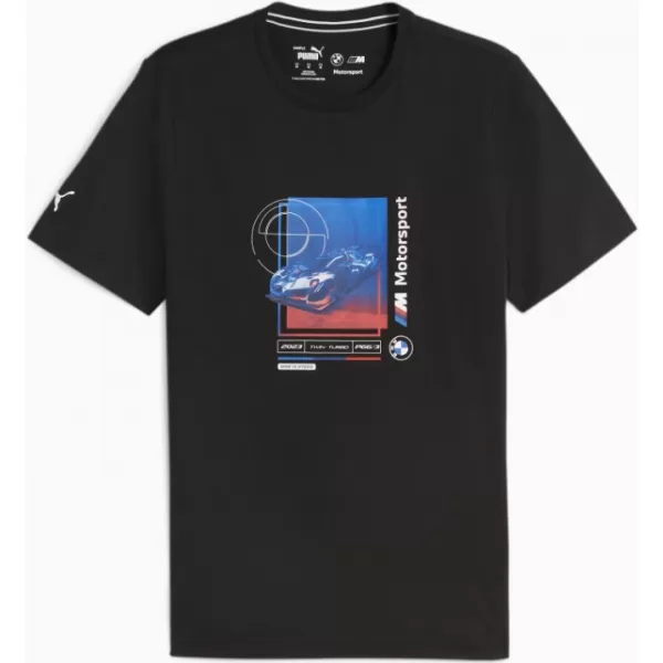  Férfi póló PUMA BMW MMS CAR GRAPHIC TEE 2 624158-01 FEKETE 