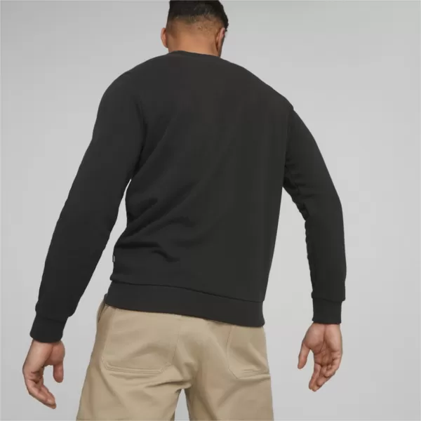  Férfi pulóver PUMA ESS+ 2 COL BIG LOGO CREW 586763-61 FEKETE 