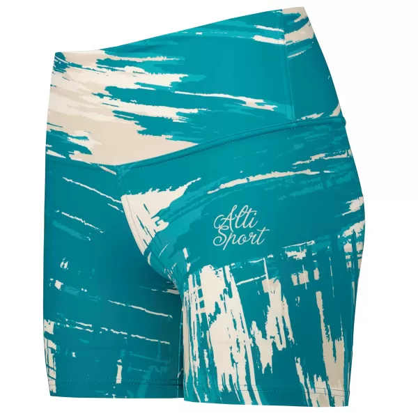  Női rövid prémium leggings ALTISPORT VOJ/ALW010LEG03 KEROZIN/BARNA 