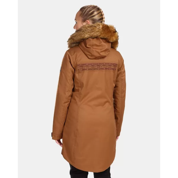  Női télikabát KILPI PERU-W UL0125KI BARNA 