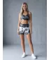 Női rövid prémium leggings ALTISPORT VOJ/ALW018LEG03 FEKETE ÉS FEHÉR
