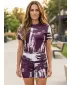 Női rövid prémium leggings ALTISPORT VOJ/ALW010LEG03 LILA
