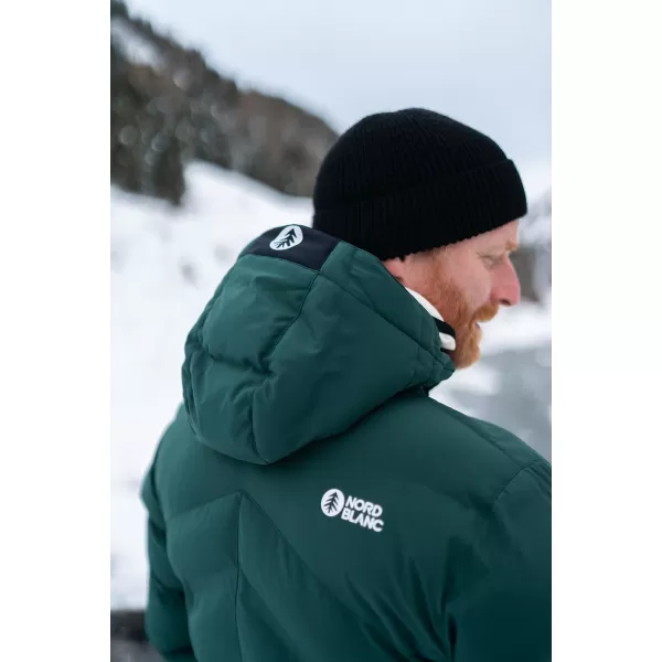  Férfi téli kabát NORDBLANC BRILLIANCY NBWJM7926 SÖTÉTZÖLD 
