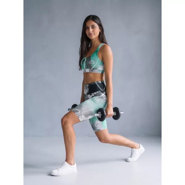  Női prémium sportmelltartó ALTISPORT VOJ/ALW017POD01 TÜRKIZ 