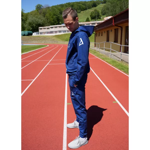  Unisex funkční tepláky premium ALTISPORT VOJ/ALM013TEP01 NÁMOŘNÍ MODRÁ 