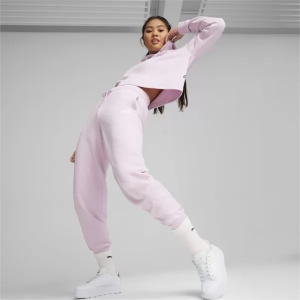 Női nadrág PUMA ESS+ SMALL LOGO HW PANTS TR 678744-60 LILA 