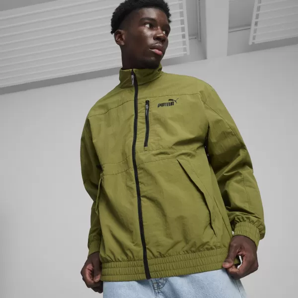  Férfi dzseki PUMA STYLE WINDBREAKER 623685-33 ZÖLD 