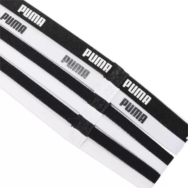  Női fejpánt PUMA AT SPORTBANDS (6PCS) 053452-09 FEKETE 