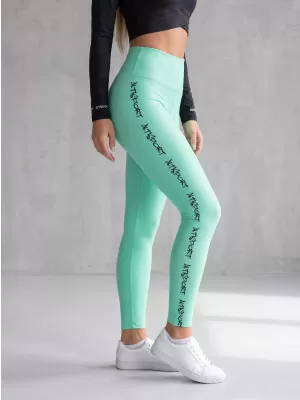 Női hosszú prémium leggings ALTISPORT VOJ/ALW021LEG01 TÜRKIZ