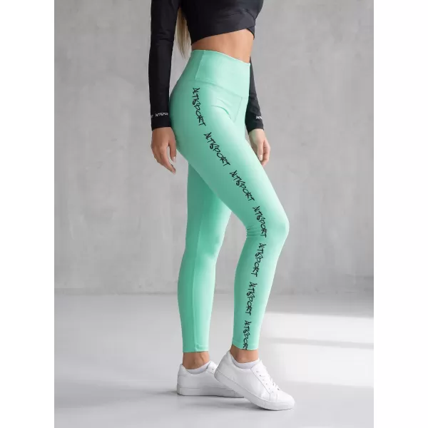  Női hosszú prémium leggings ALTISPORT VOJ/ALW021LEG01 TÜRKIZ 