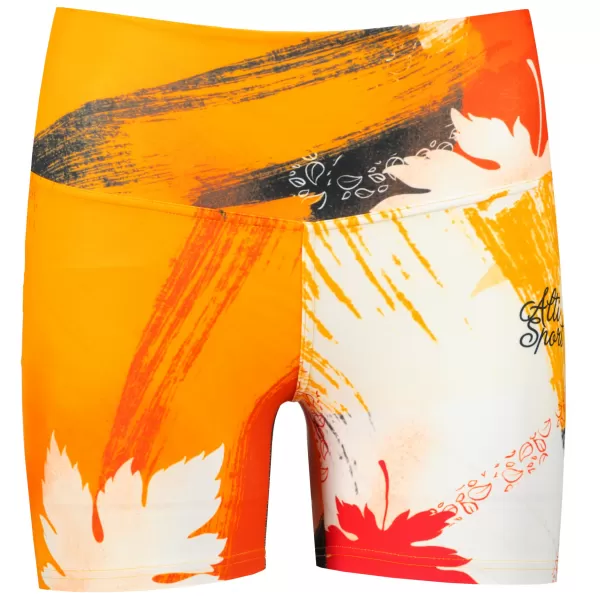  Női rövid prémium leggings ALTISPORT VOJ/ALW019LEG03 NARANCS 