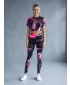 Női hosszú prémium leggings ALTISPORT VOJ/ALW010LEG01 FEKETE/VILÁGOS RÓZSASZÍN