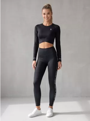 Női hosszú prémium leggings ALTISPORT VOJ/ALW021LEG01 FEKETE