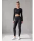 Női hosszú prémium leggings ALTISPORT VOJ/ALW021LEG01 FEKETE