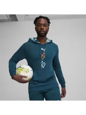 Férfi pulóver PUMA NJR CREATIVITY LOGO HOODY 658955-13 KÉK