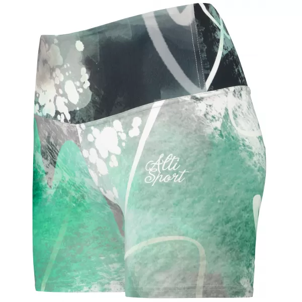  Női rövid prémium leggings ALTISPORT VOJ/ALW017LEG03 TÜRKIZ 