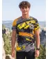 Férfi prémium funkcionális póló ALTISPORT VOJ/ALM014TR01 FEKETE ÉS SÁRGA