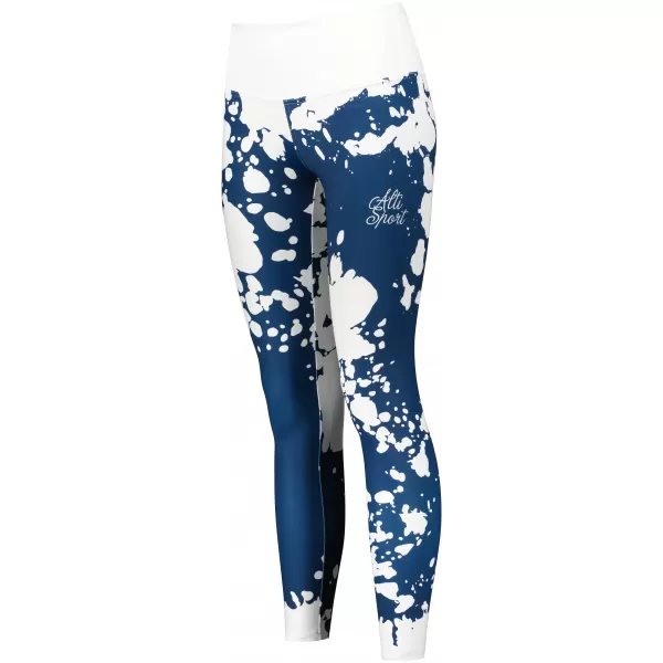  Női hosszú prémium leggings ALTISPORT VOJ/ALW012LEG01 FEHÉR KÉK 