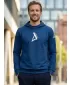 Férfi prémium funkcionális pulóver ALTISPORT VOJ/ALM013MI01 SÖTÉTKÉK
