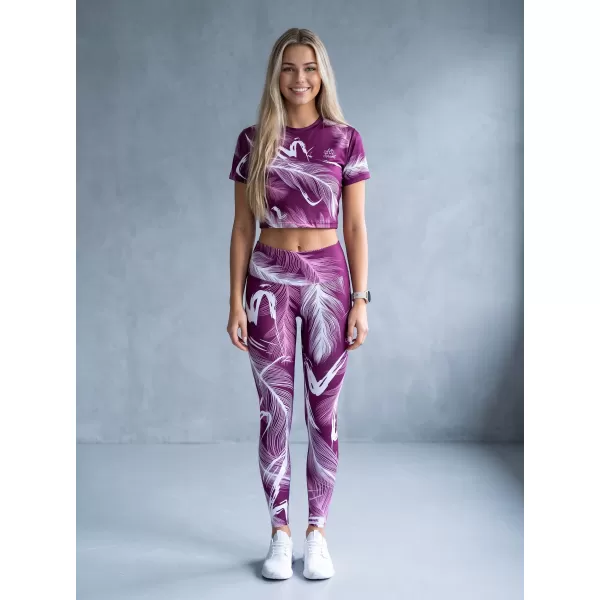  Női hosszú prémium leggings ALTISPORT VOJ/ALW001LEG01 FUKSZIA 