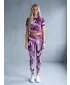 Női hosszú prémium leggings ALTISPORT VOJ/ALW001LEG01 FUKSZIA
