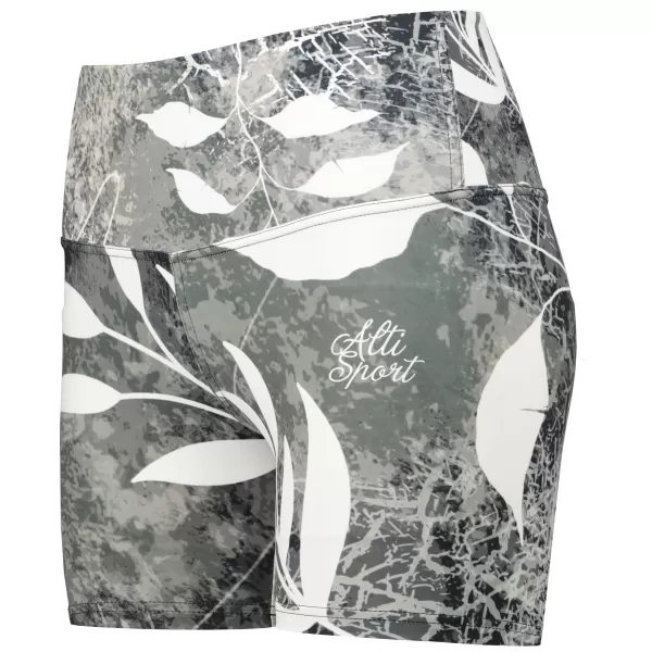  Női rövid prémium leggings ALTISPORT VOJ/ALW020LEG03 FEKETE ÉS FEHÉR 