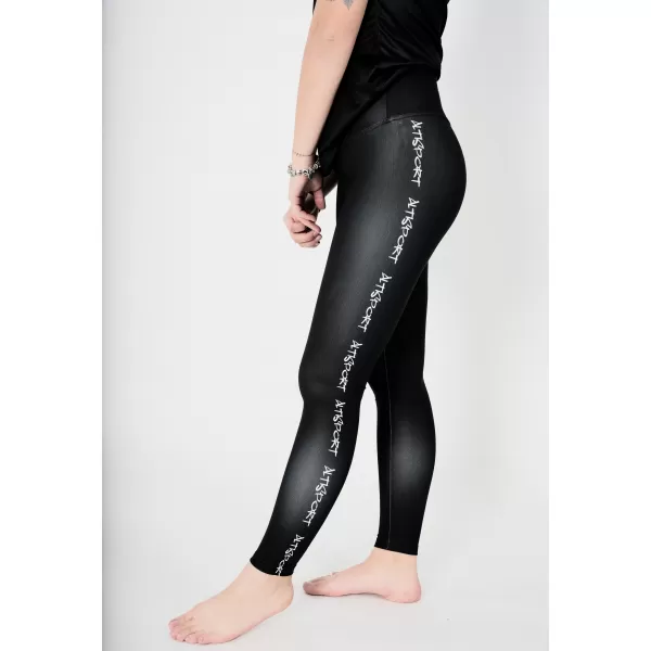  Női hosszú prémium leggings ALTISPORT VOJ/ALW021LEG01 FEKETE 