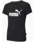 Lányos póló PUMA ESS LOGO TEE 587029-01 FEKETE