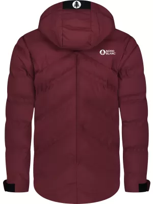 Férfi téli kabát NORDBLANC BRILLIANCY NBWJM7926 BURGUNDIA