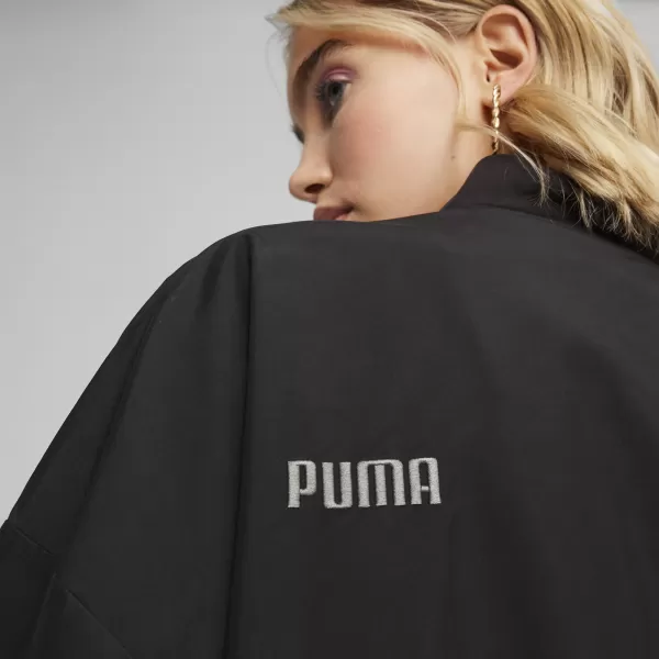  Női kabát PUMA STYLE JACKET 623687-01 FEKETE 