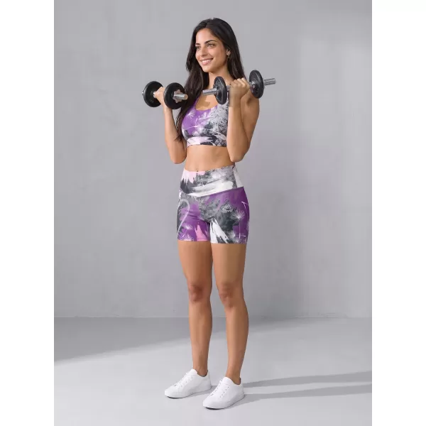  Női rövid prémium leggings ALTISPORT VOJ/ALW016LEG03 LILA 