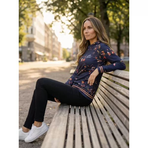  Női prémium pulóver ALTISPORT VOJ/ALW024MI01 SÖTÉTKÉK 