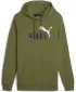 Férfi pulóver PUMA ESS+ 2 COL BIG LOGO HOODIE 586765-35 ZÖLD