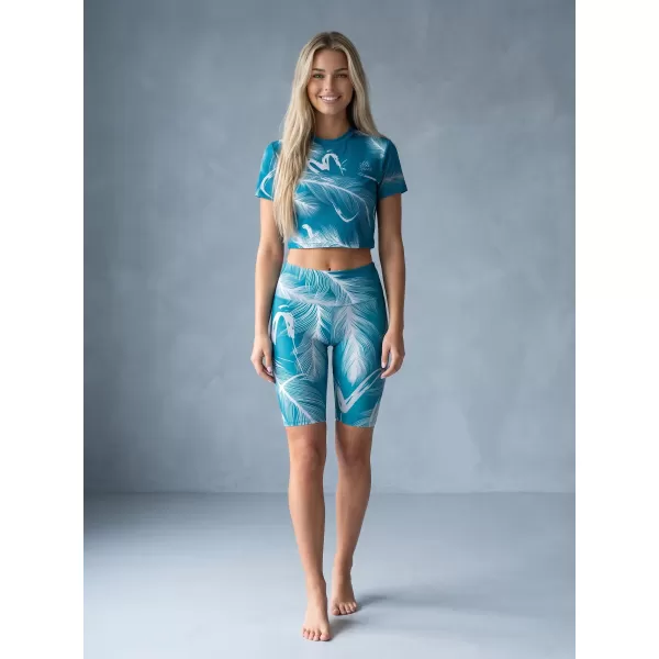  Térd feletti női leggings prémium ALTISPORT VOJ/ALW001LEG02 SMARAGD 