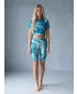 Térd feletti női leggings prémium ALTISPORT VOJ/ALW001LEG02 SMARAGD