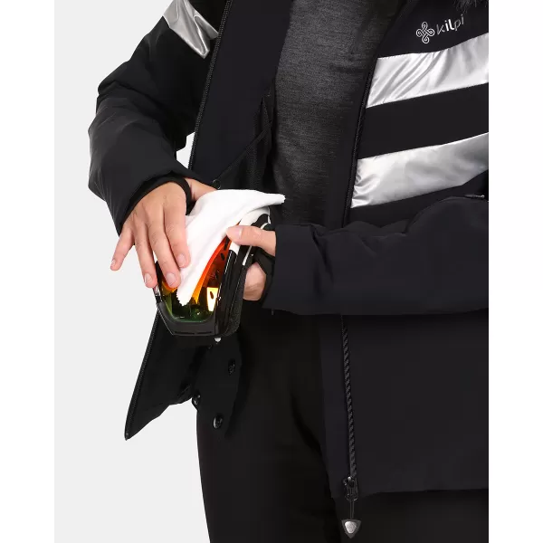  Női sídzseki KILPI LTD ASTER-W UL0141KI FEKETE 
