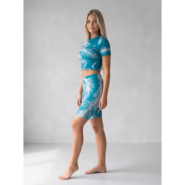  Térd feletti női leggings prémium ALTISPORT VOJ/ALW001LEG02 SMARAGD 