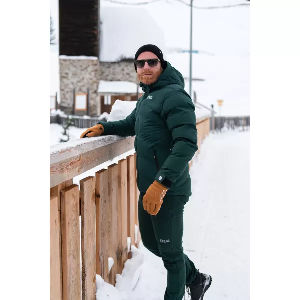  Férfi téli kabát NORDBLANC BRILLIANCY NBWJM7926 SÖTÉTZÖLD 