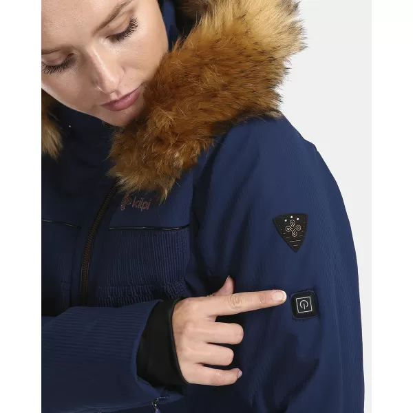  Női sídzseki KILPI EMILIN-W UL0110KI SÖTÉTKÉK 