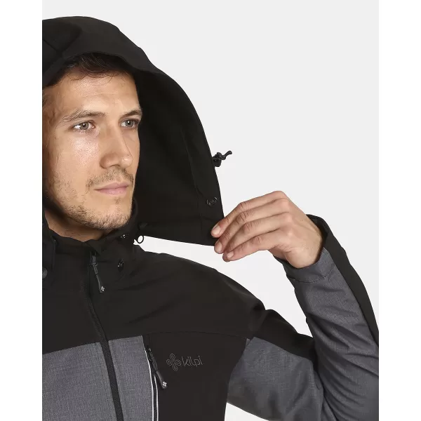  Férfi softshell kabát KILPI RAVIO-M UM0126KI SÖTÉTSZÜRKE 