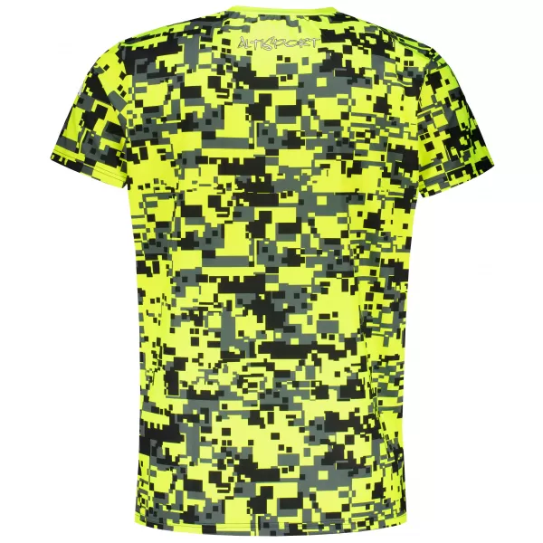  Prémium plusz funkcionális férfi póló ALTISPORT VOJ/ALM011TR02 NEON/SÁRGA 