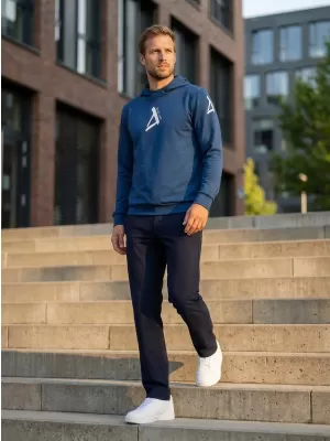 Férfi prémium funkcionális pulóver ALTISPORT VOJ/ALM013MI01 SÖTÉTKÉK