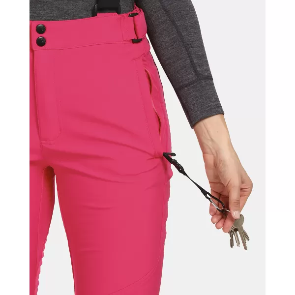  Női softshell sínadrág KILPI RHEA-W UL0407KI RÓZSASZÍN 
