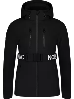 Női softshell síkabát NORDBLANC APRES-SKI NBWJL7928 FEKETE
