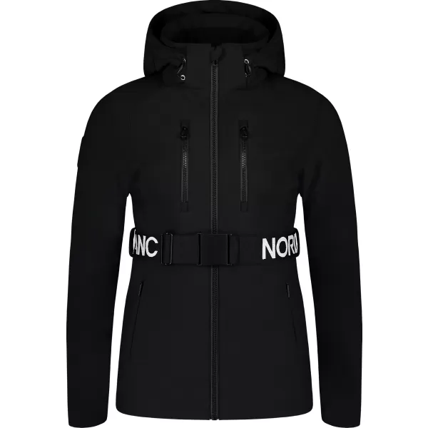  Női softshell síkabát NORDBLANC APRES-SKI NBWJL7928 FEKETE 