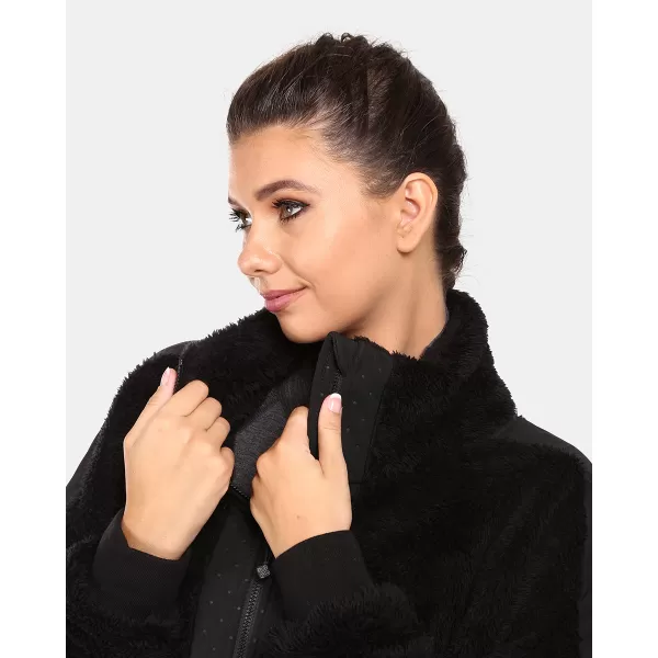  Női meleg pulóver KILPI LIVAE-W UL0214KI FEKETE 