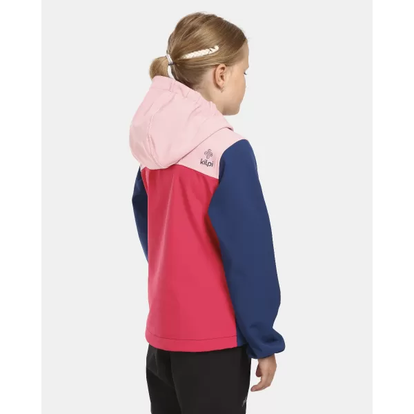  Lányos softshell kabát KILPI RAVIA-J UJ0119KI RÓZSASZÍN 