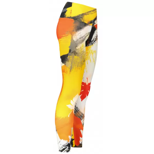  Női hosszú prémium leggings ALTISPORT VOJ/ALW019LEG01 NARANCS 